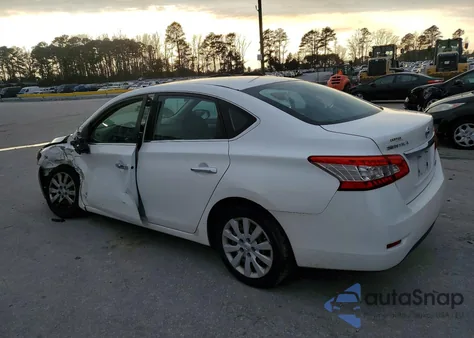 2013 Nissan Sentra S из США, поврежденный, VIN 3N1AB7AP1DL562343